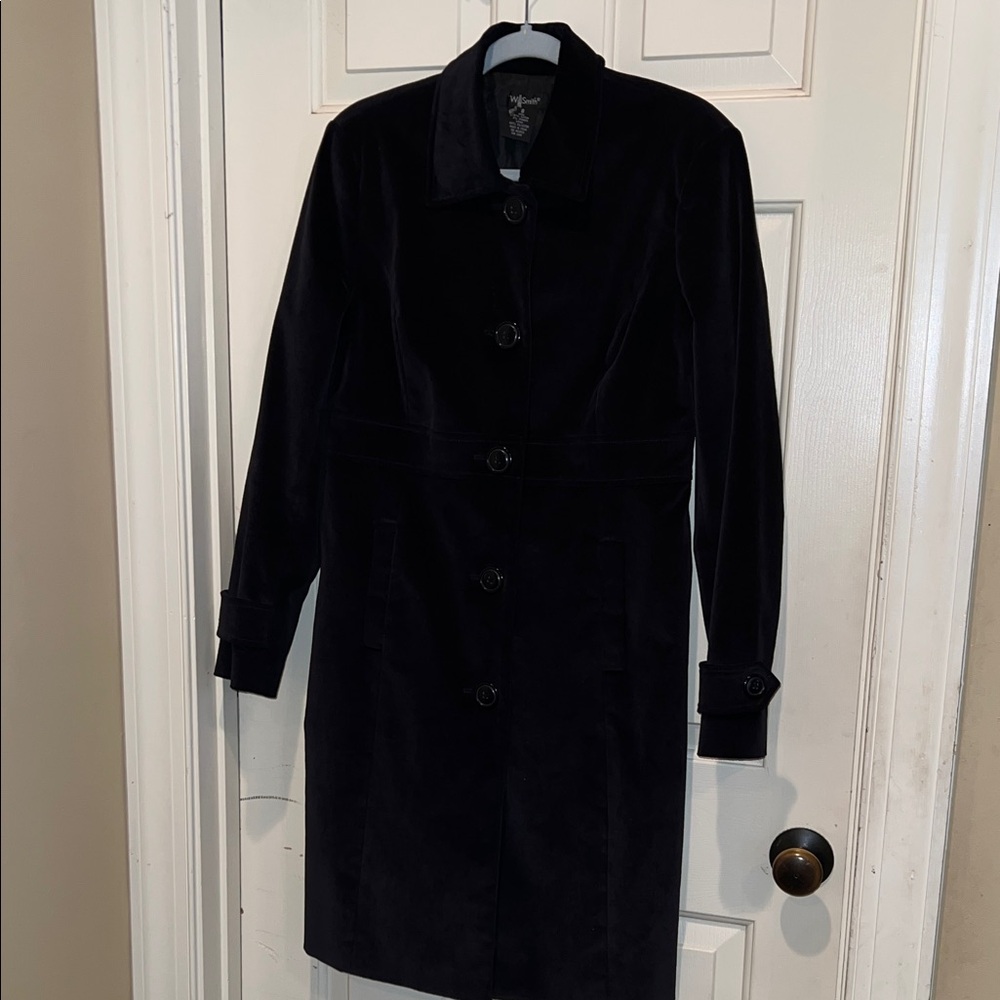 Willi Smith Classic Black Velvet Jacket